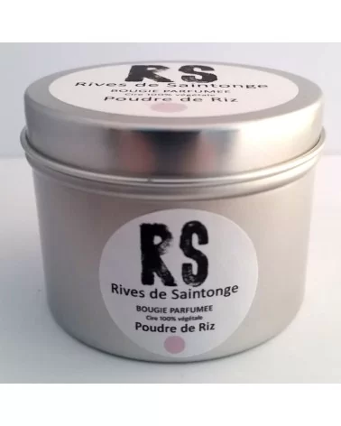 on achete francais - Bougie parfumée naturelle Poudre de Riz