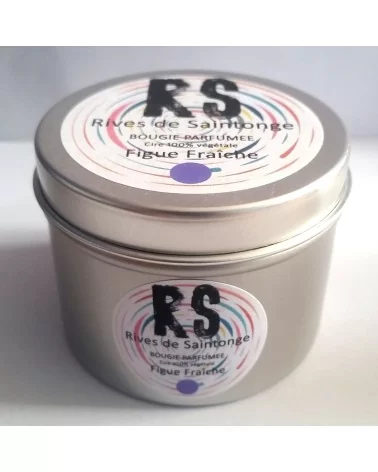 on achete francais - Bougie parfumée naturelle Figue fraîche