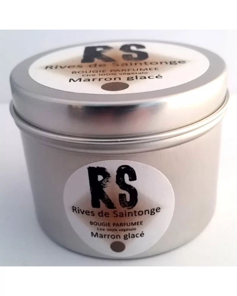 on achete francais - Bougie parfumée naturelle Marron glacé