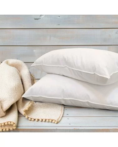 on achete francais - Oreiller Fibre Creuse ALASKA 60x60 cm