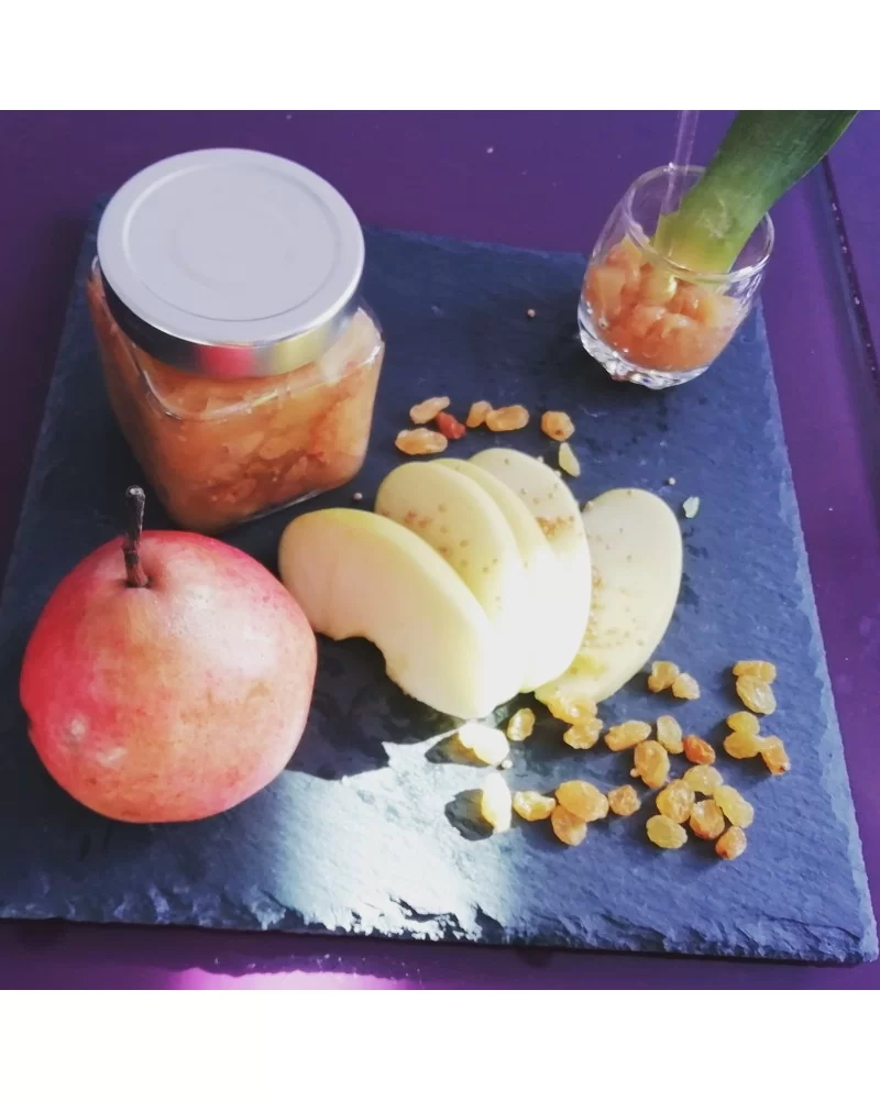 on achete francais - Chutney Pommes Poires à l'Ananas