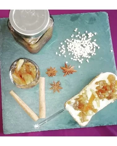 on achete francais - Confiture Aubergines Pêches