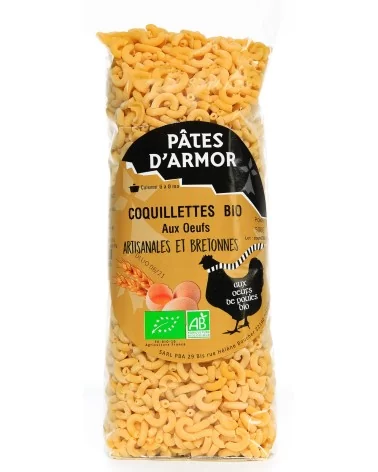 on achete francais - Coquillettes bio aux Oeufs 500G