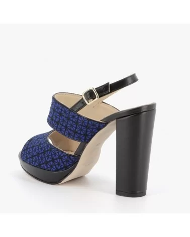 on achete francais - Sandale Dolly Bleu