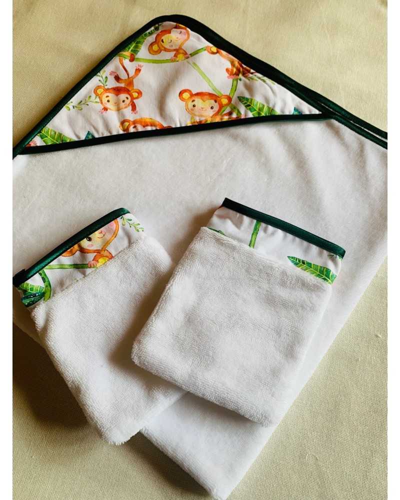 on achete francais - Ensemble de toilette PETITS SINGES on achete francais - Ensemble de toilette PETITS SINGES