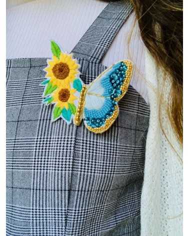 on achete francais - Broche Papillon
