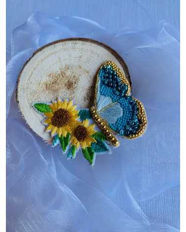 on achete francais - Broche Papillon