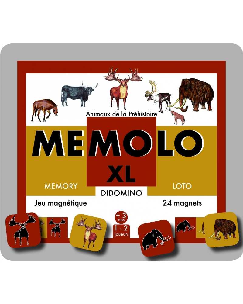 on achete francais - MEMOLO ANIMAUX DE LA PRÉHISTOIRE