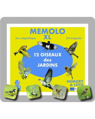 on achete francais - MEMOLO OISEAUX DES JARDINS