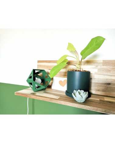 on achete francais - petite lampe origami kaki