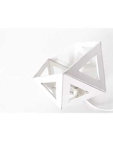 on achete francais - petite lampe origami blanche
