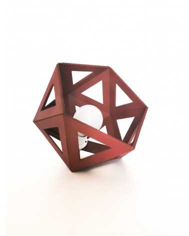 on achete francais - petite lampe origami bordeaux