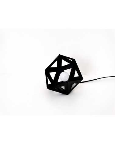on achete francais - petite lampe origami noire