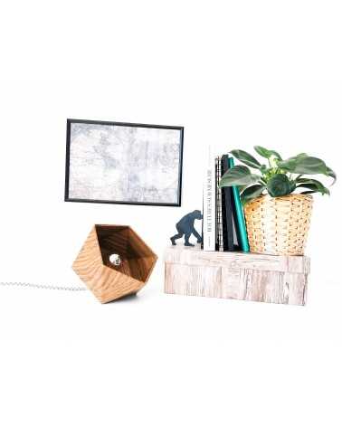 on achete francais - petite lampe origami chêne