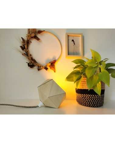 on achete francais - petite lampe origami érable