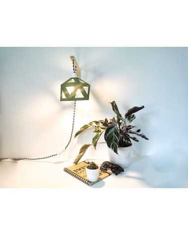 on achete francais - Applique lumineuse origami kaki