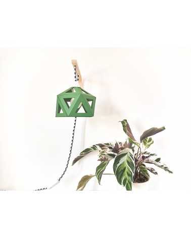 on achete francais - Applique lumineuse origami kaki