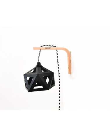 on achete francais - Applique lumineuse origami noire