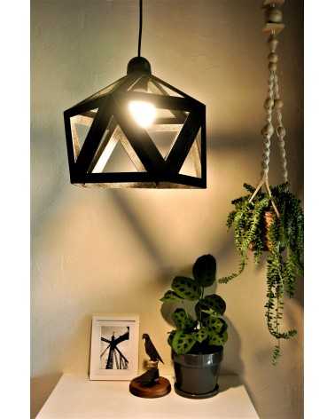 on achete francais - suspension Origami noire
