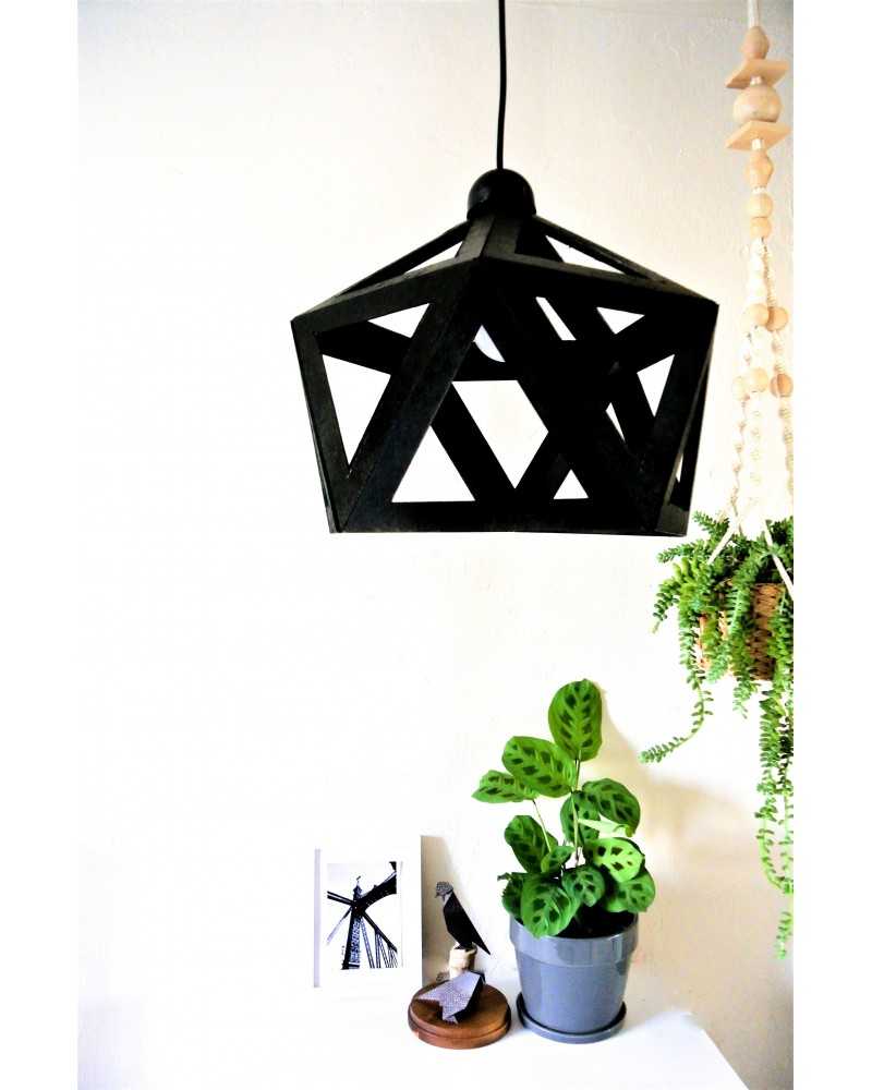 on achete francais - suspension Origami noire