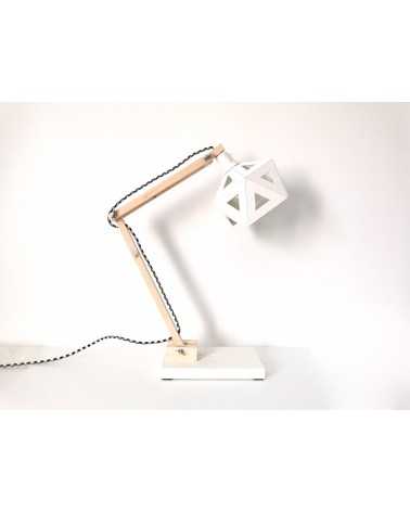 on achete francais - lampe de bureau Origami blanche