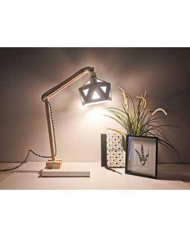 on achete francais - lampe de bureau Origami blanche