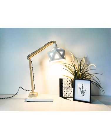 on achete francais - lampe de bureau Origami blanche
