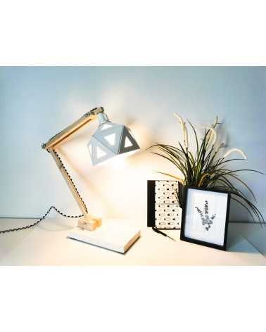 on achete francais - lampe de bureau Origami blanche