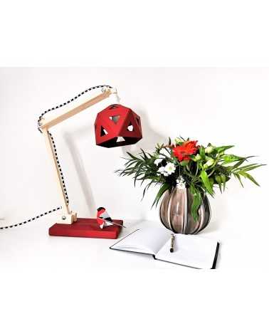 on achete francais - lampe de bureau Origami bordeaux