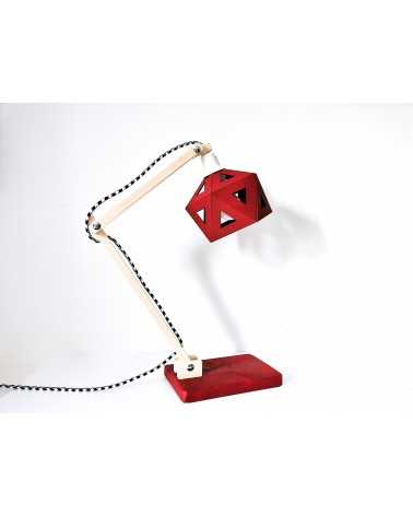 on achete francais - lampe de bureau Origami bordeaux