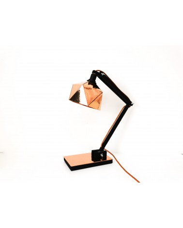 on achete francais - lampe de bureau Origami cuivrée