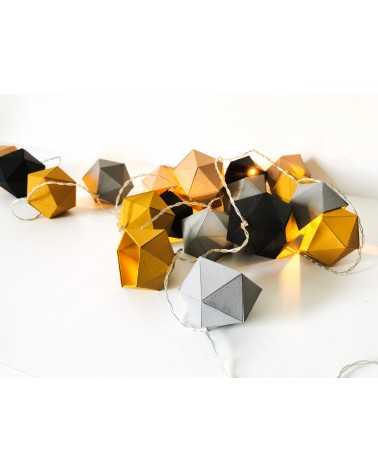 on achete francais - guirlande lumineuse Origami ÊTHNIK NORDIK