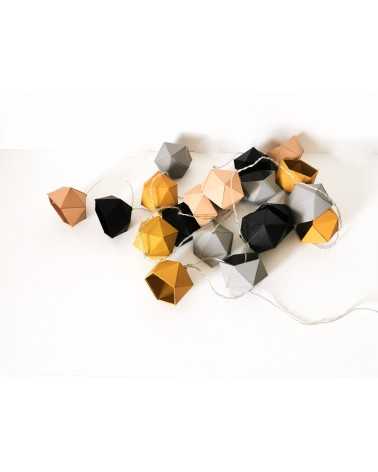 on achete francais - guirlande lumineuse Origami ÊTHNIK NORDIK