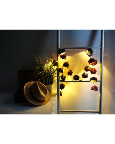 on achete francais - guirlande lumineuse Origami TERRACOTTA