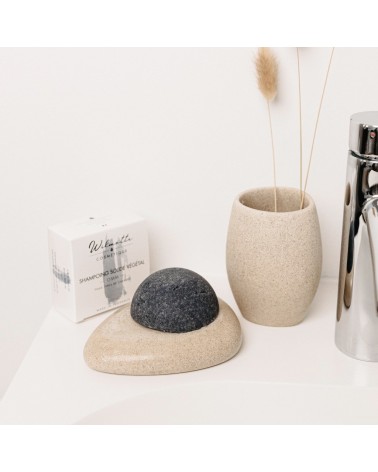 on achete francais - Shampoing solide végétal Nigelle - Tous types de cheveux