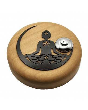 Sonnette Bois Métal Méditation