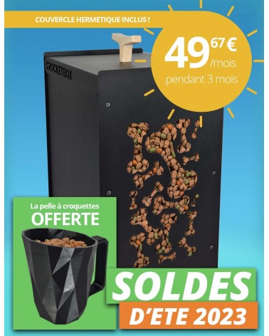 on achete francais - Boite à croquettes design pour stocker 10Kg