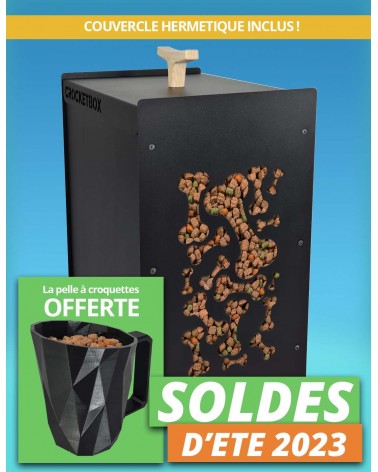 on achete francais - Boite à croquettes design pour stocker 10Kg