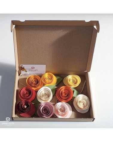on achete francais - Guirlande fleurs papier rose