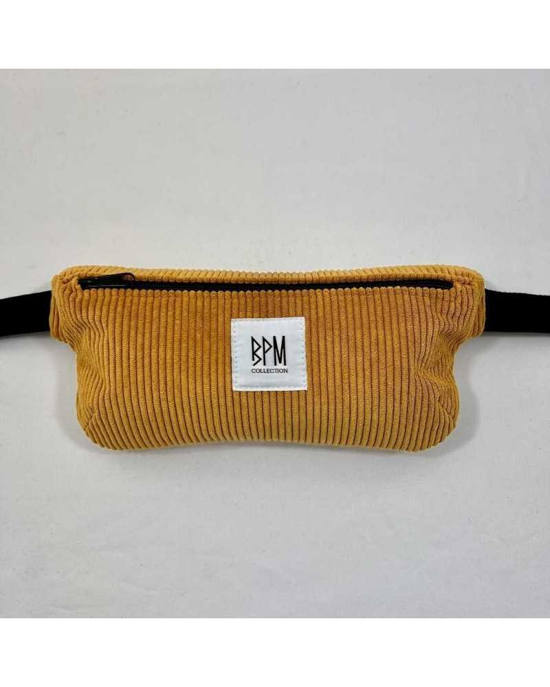 on achete francais - Sac Banane en velours | Camel