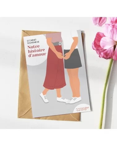 on achete francais - Le Carnet Histoire D'Amour / Couple Lesbien