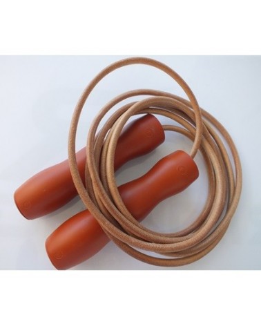 on achete francais - CORDE A SAUTER CUIR VERITABLE