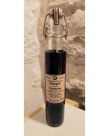 on achete francais - Vinaigre au jus de Framboise 25 cl