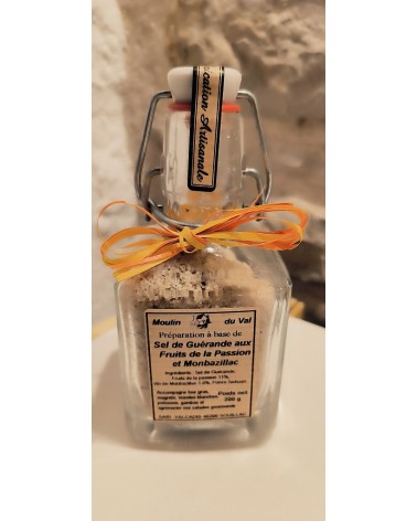 on achete francais - Sel de Guérande aux fruits de la passion et Monbazillac 200 gr