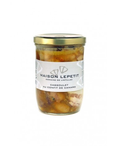on achete francais - CASSOULET AU CONFIT DE CANARD BOCAL 800 gr