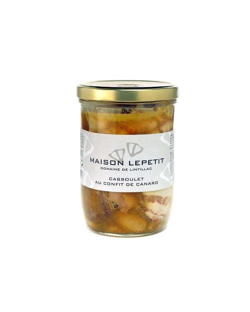 on achete francais - CASSOULET AU CONFIT DE CANARD BOCAL 800 gr