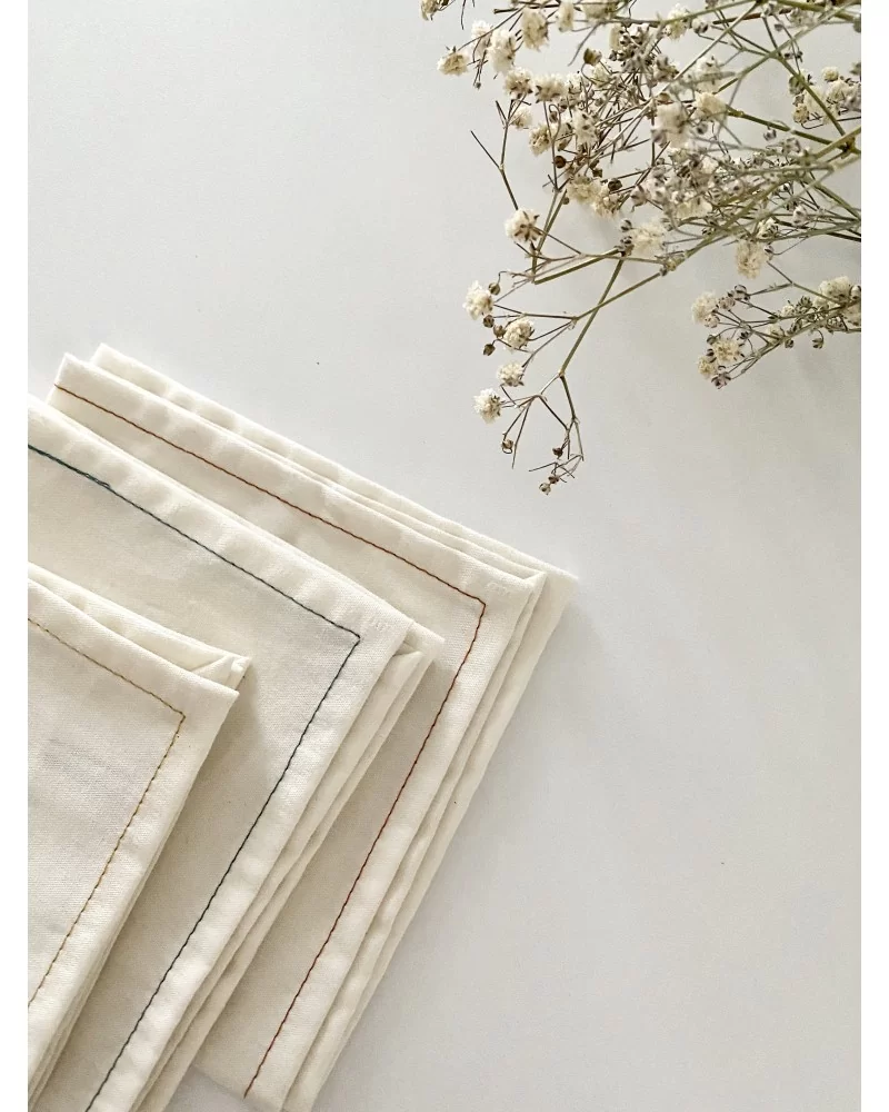 on achete francais - Mouchoirs En Tissu Unis Ernest&Lulu