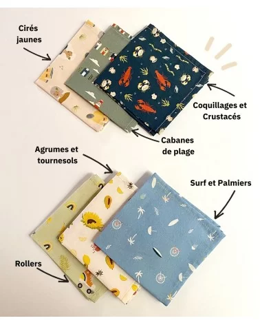 on achete francais - Mouchoirs En Tissu Ernest&Lulu