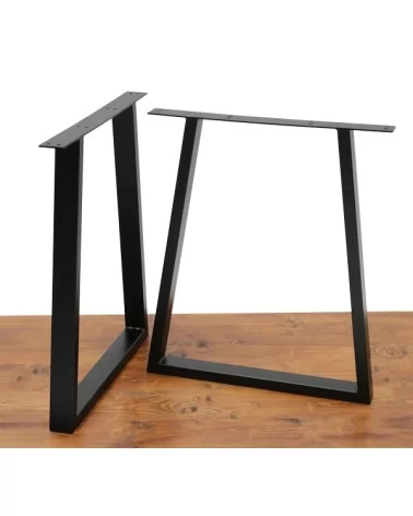 Un Pied De Table - Forme Trapèze - H71Cm - L90Cm - Métal Design