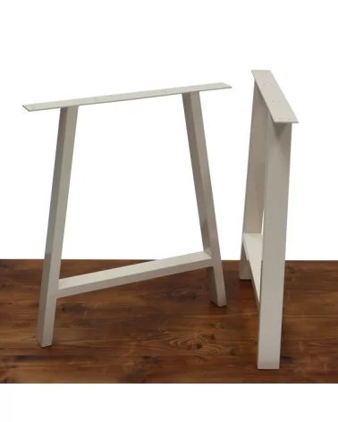 on achete francais - Un Pied De Table - Forme A - H71Cm - L90Cm - Métal Design